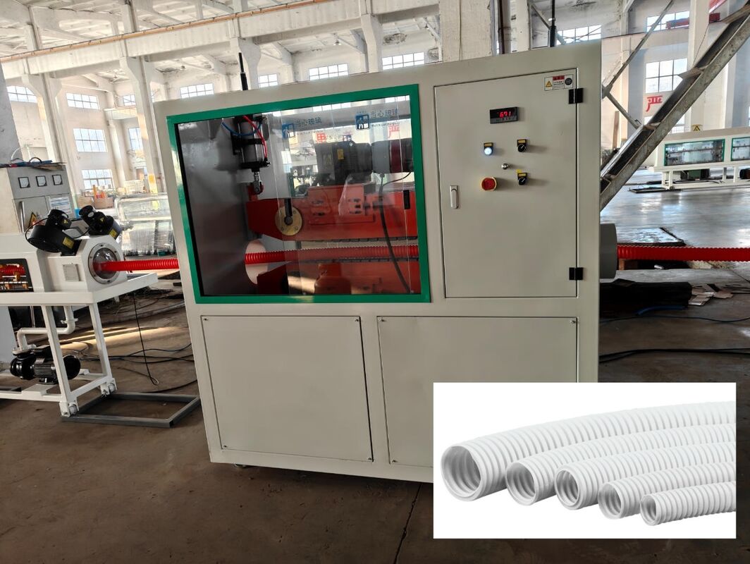 PLC met afstandsbediening, enkelwandige golfpijp extrusielijn, extrusiemachine uitgerust met Omron relais voor productie