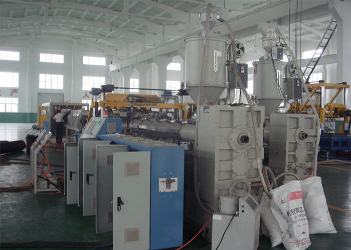 HDPE pp DWC Dubbele Muur Golfpijpmachines met het Systeem van Siemens HMI