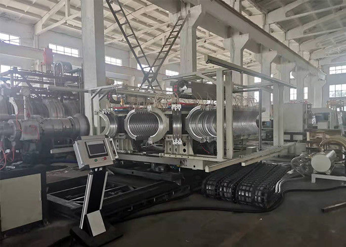 Hoge snelheidspp PE de Enige Extruder die van de Muur Dubbele Muur Golfpijp Machine maken