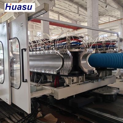 Double Wall Corrugated Pipe Plant Plastic Machine DWC Pipe Extrusion Line