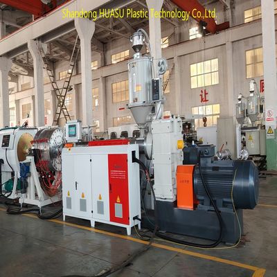Customizable And Durable Double Wall Corrugated Pipe Extrusion Line For Drainage Pipe / Underground Sewage Pipe / Electric Cable Conduit