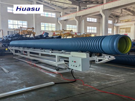 32-1600mm Pipe Diameter Corrugated Pipe Extrusion Line with Double-layer Spiral Co-extrusion and Siemens PLC System