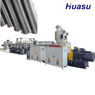 HDPE Double Wall Corrugated Pipe Extrusion Line with Full Intermeshing System