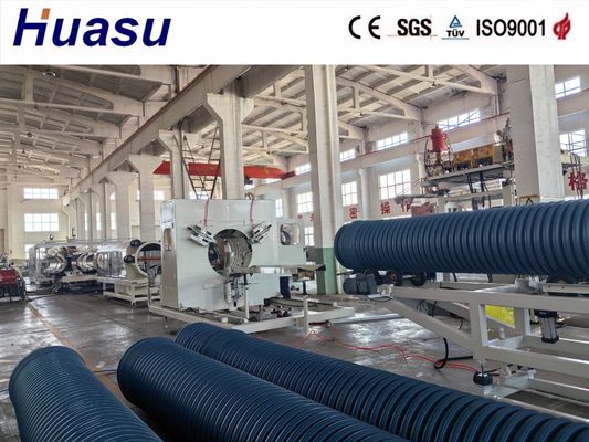 PVC Pipe Extrusion Line with Precision Flow Channel Design Modular Design and Online Belling for 32-1600mm Pipe Range