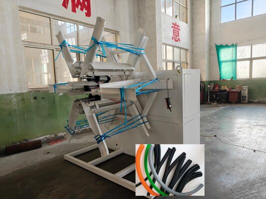 Water Cooling Double Wall Corrugated Pipe Extrusion Line with 48 Mould Quantity and Barrel Hardness HV940