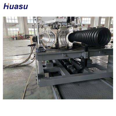 Full Automatic Double Wall Corrugated Pipe Extrusion Line with High Productivity for 32-1600mm Pipe ID