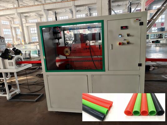 Single Wall Corrugated Pipe Extrusion Line with PLC Remote Control and Siemens Schneider Electrics for Durable Pipe Manufacturing
