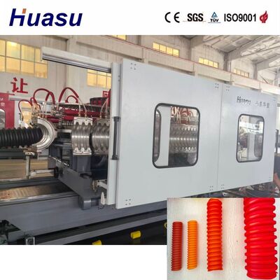 HDPE Single Wall Spiral Corrugated Pipe Extrusion Line 32mm-2000mm for Electric Cable Protection Conduit