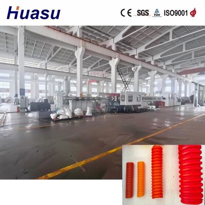 PE Single Wall Spiral Corrugated Pipe Extrusion Line 100-1200kg/h Output Fully Automatic for Municipal Engineering