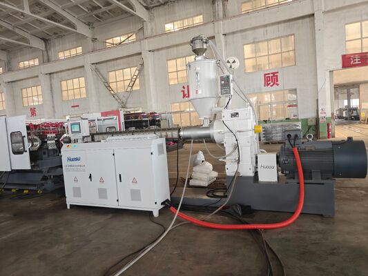 Single Screw Single Wall Corrugated Pipe Extrusion Line Ensuring Plastic Pipe Production Workflow