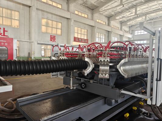 Single Screw Single Wall Corrugated Pipe Extrusion Line Ensuring Plastic Pipe Production Workflow