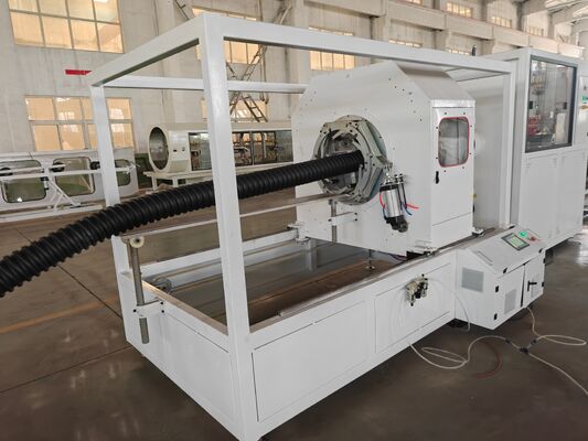 Double Wall Corrugated Pipe Extrusion Line Max Pipe Diameter 1600mm for Industrial Pipe Production
