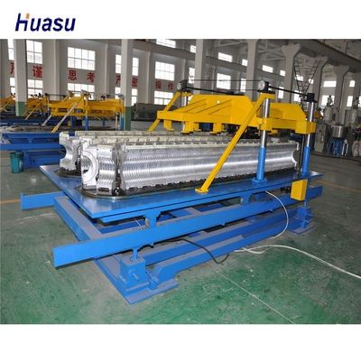 PA PVC 200kg/H 250mm Corrugated Pipe Making Machine